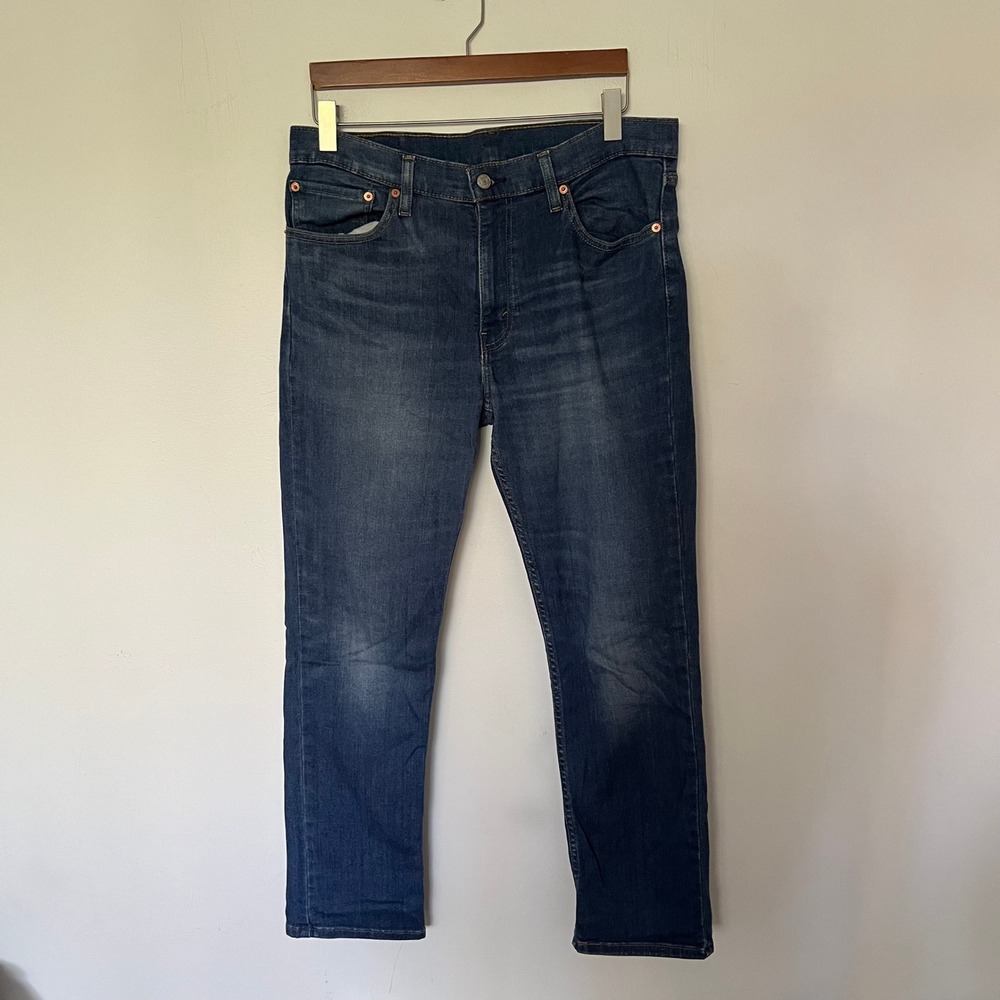Levis 511 Slim Fit Jeans Mens 34x30 Dark Wash Blue Denim Pants